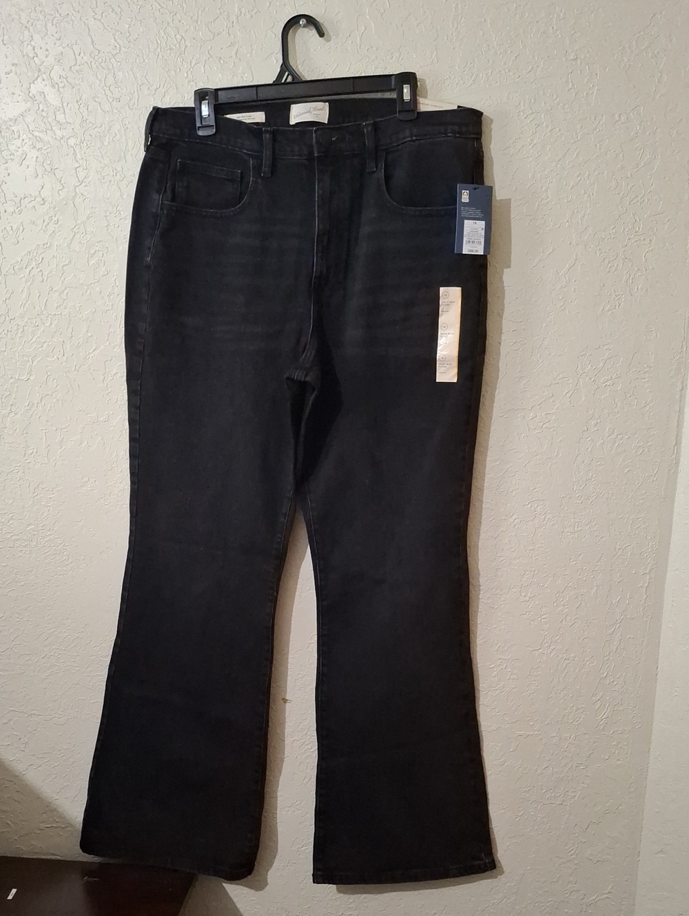 Universal Thread Black Flare Wide-Leg Jeans